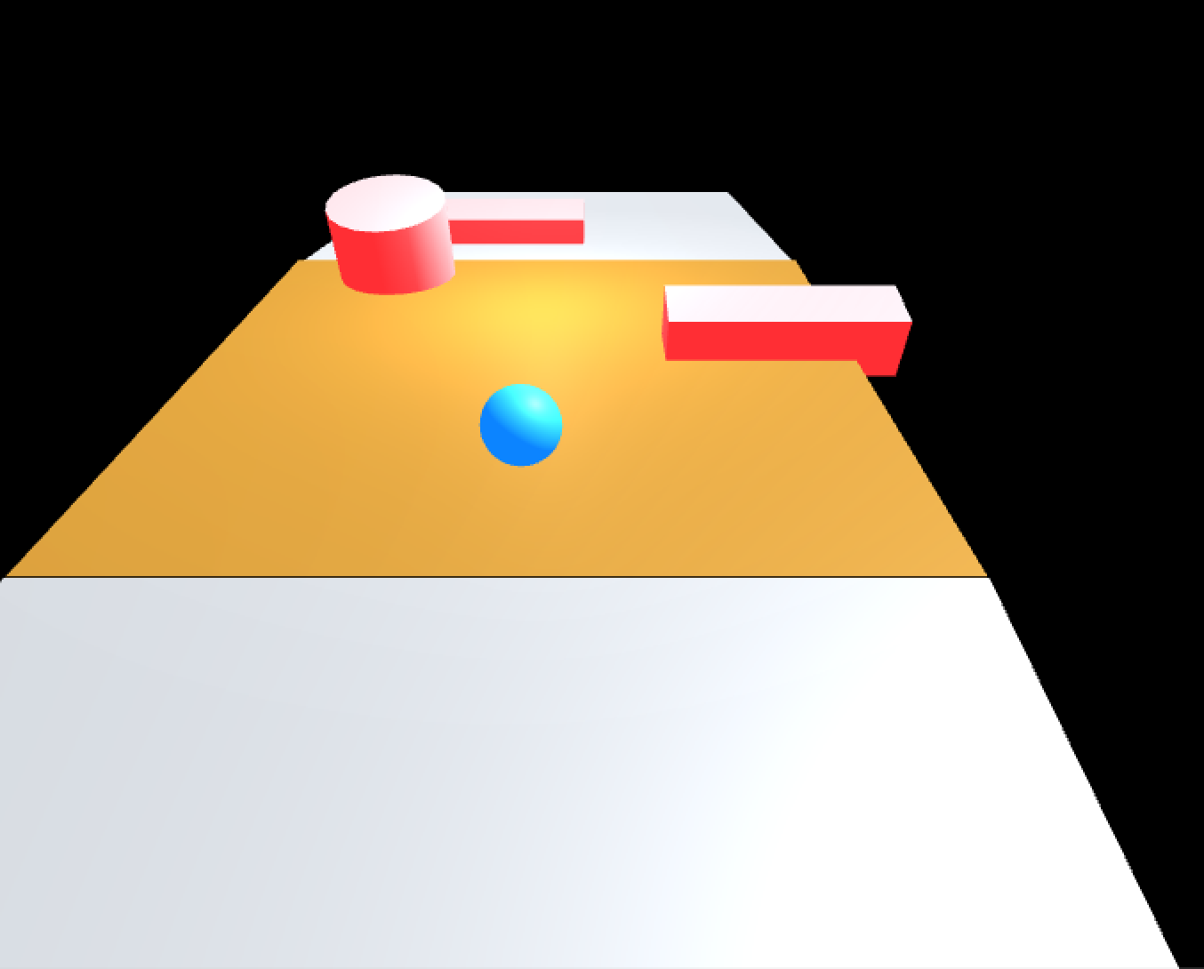 Early Level prototype — ball in free fall